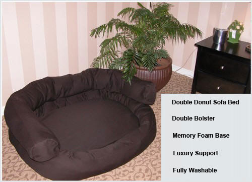 Mammoth Double Bolster Dog Couch